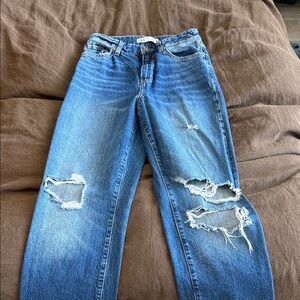 Zara ripped jeans